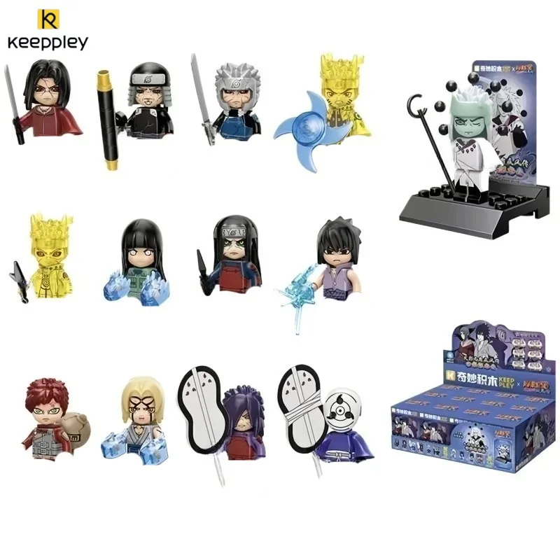 Keeppley Naruto bloc de poche homme troisième génération petite assemblage