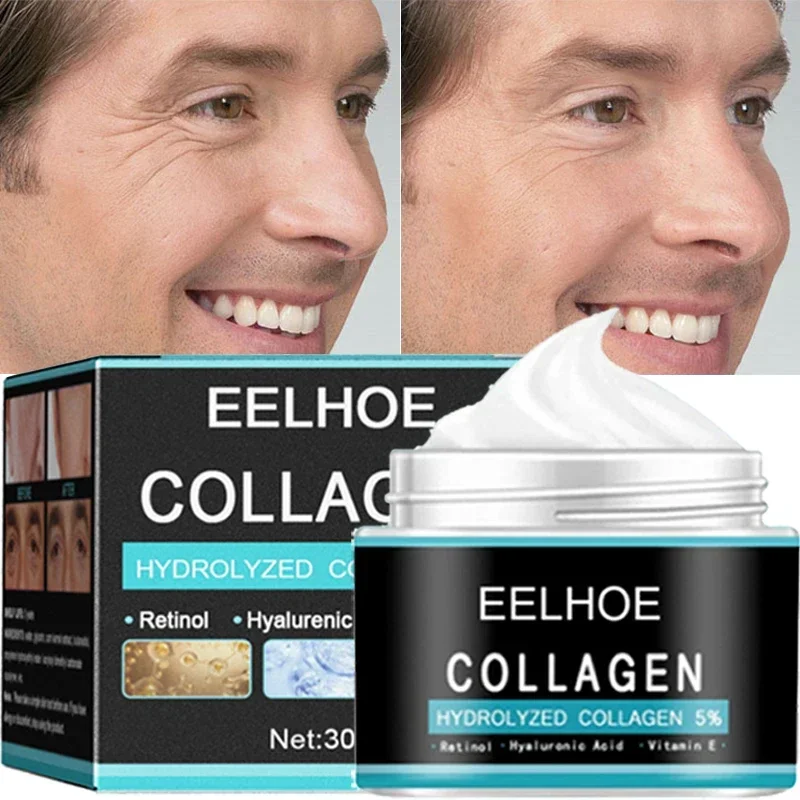 Crème Anti-âge Anti-rides pour le visage, hydratant au collagène, blanchissant,