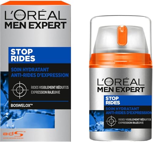 L'Oréal Men Expert - Soin Hydratant Visage Anti-Âge & Anti-Rides