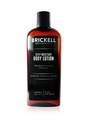 Brickell Men's Products Lotion Pour le Corps Hydratation Profonde, Naturelle