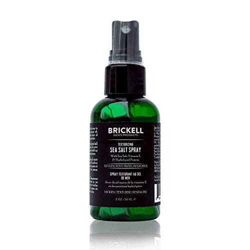 Brickell Men's Spray Texturant au Sel Marin pour Hommes, Naturel