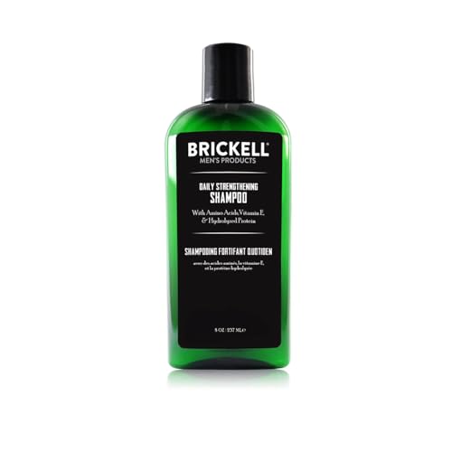 Brickell Men's Products Shampooing Fortifiant Quotidien, Naturel et Bio avec