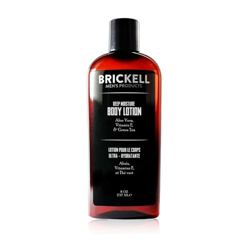 Brickell Men's Products Lotion Pour le Corps Hydratation Profonde, Naturelle